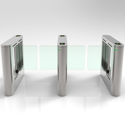 Face Recognition Swing Barrier Turnstile Ticket System QR Code Entrance Barrier Gate