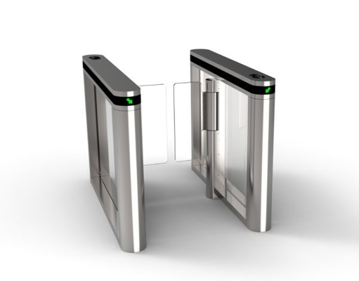 SUS304 Quang học Swing Barrier Turnstile Chiều cao vòng eo hoàn toàn tự động cho siêu thị
